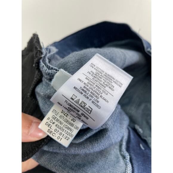 Joes Jeans Womens 30 Maternity Blue Stretch Denim Flawless Mid Rise Skinny - Picture 6 of 14